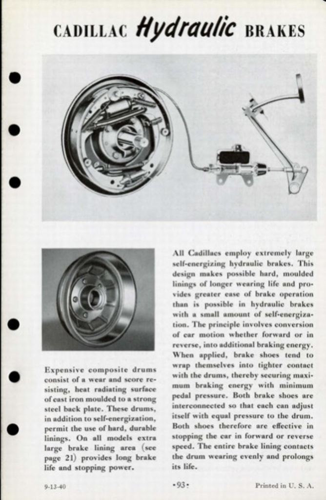 1941 Cadillac Salesmans Data Book Page 43